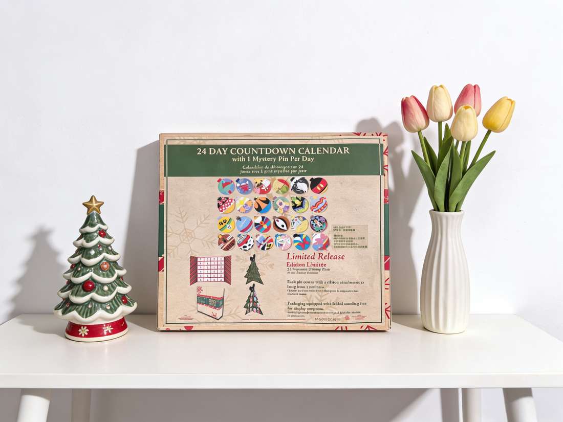 DP 2020 Pin Trading 24 Day Christmas Countdown Advent Calendar Pin Set - LR