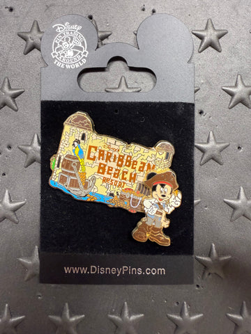 WDL-Caribbean Beach Resort Pirate of the Caribbean Treasure Map