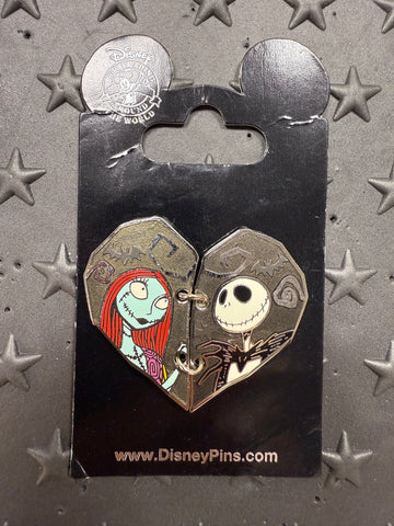 WDL-The Nightmare Before Christmas Jack&Sally Split Heart Couple