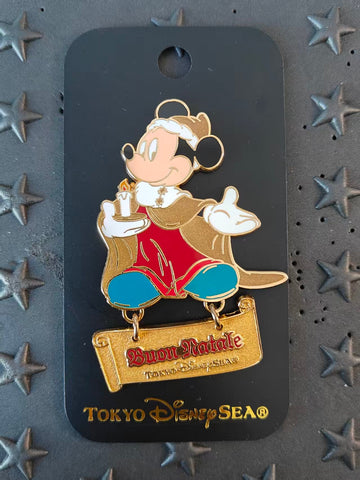 TDS-Mickey Mouse Christmas Outfit Italian Christmas Greeting Version