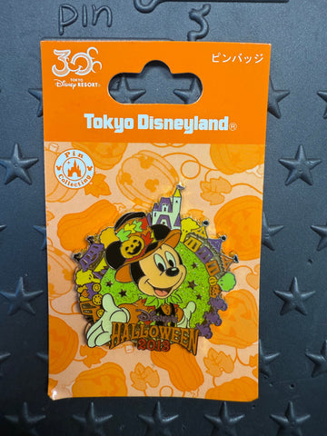 TDL-30th Anniversary&2013 Halloween Pin Mickey Mouse