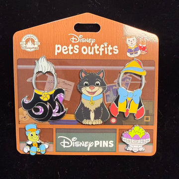 HKDL-Pets Outfits Figaro Pin Set