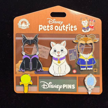 HKDL-Pets Outfits Marie Pin Set