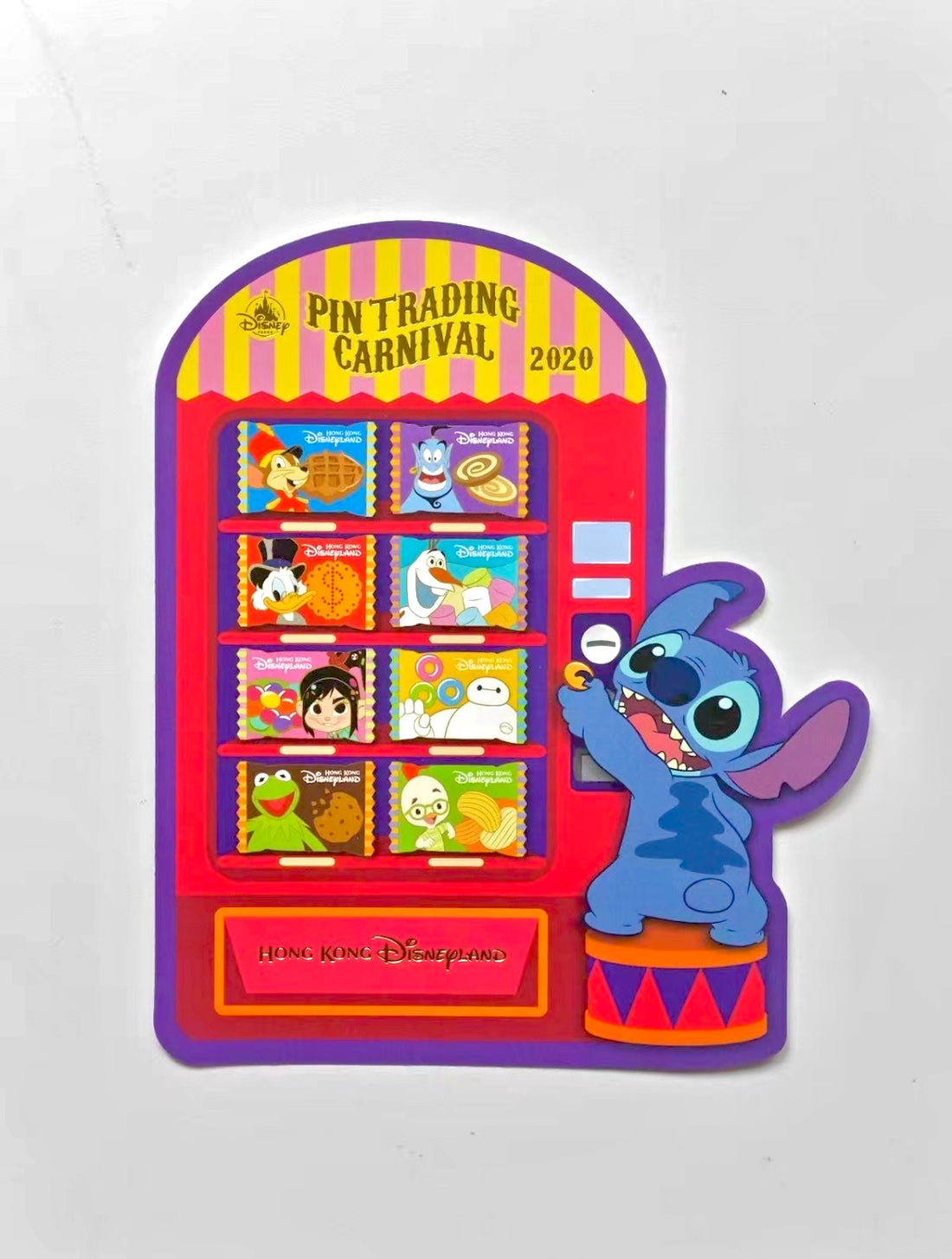 HKDLPin Trading Carnival 2020 Snack Series 8 Pin Set - LE 600
