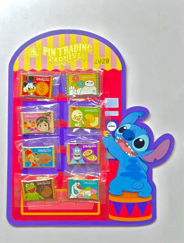 HKDLPin Trading Carnival 2020 Snack Series 8 Pin Set - LE 600